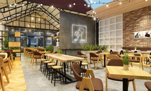 Thiết kế nội thất quán cafe tại TP Long Xuyên